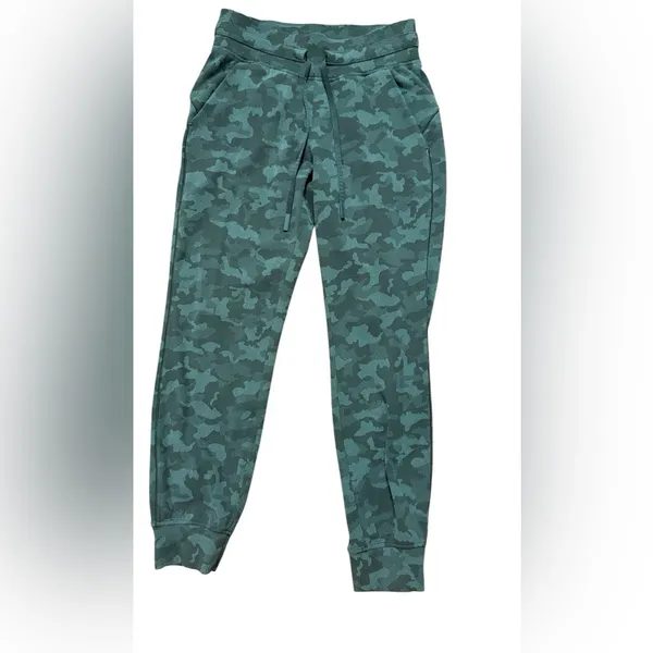 Lululemon Ready to Rulu Jogger 29" Heritage Camo Dark Olive Green‎ Twill sz 4 - Image 4