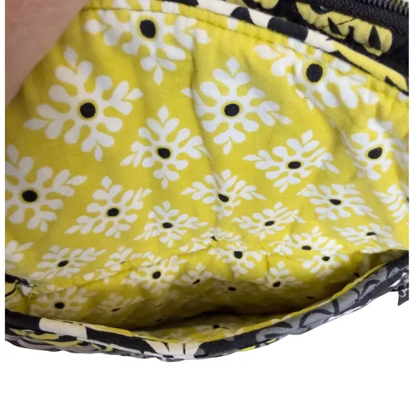 Vera Bradley Backpack Retired Baroque Yellow‎ Black Quilted Cotton Bag - Image 7