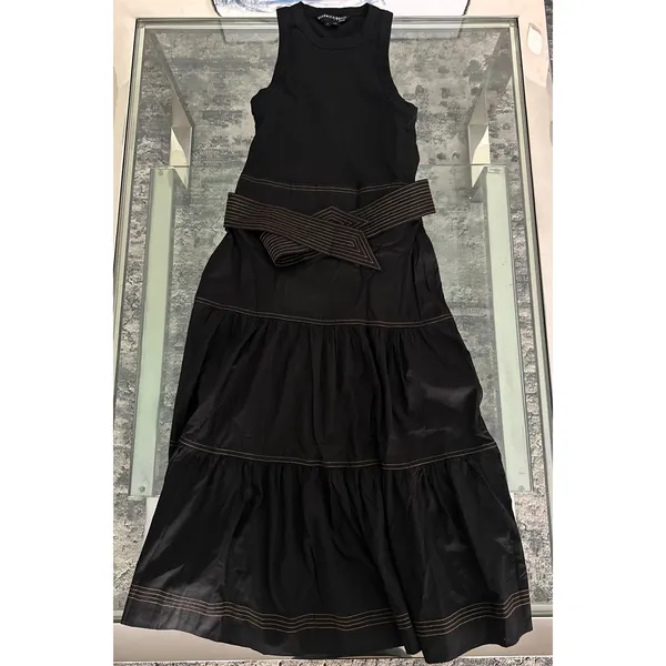 Veronica Beard women's Austyn Black sleeveless Dress S Small - Image 2