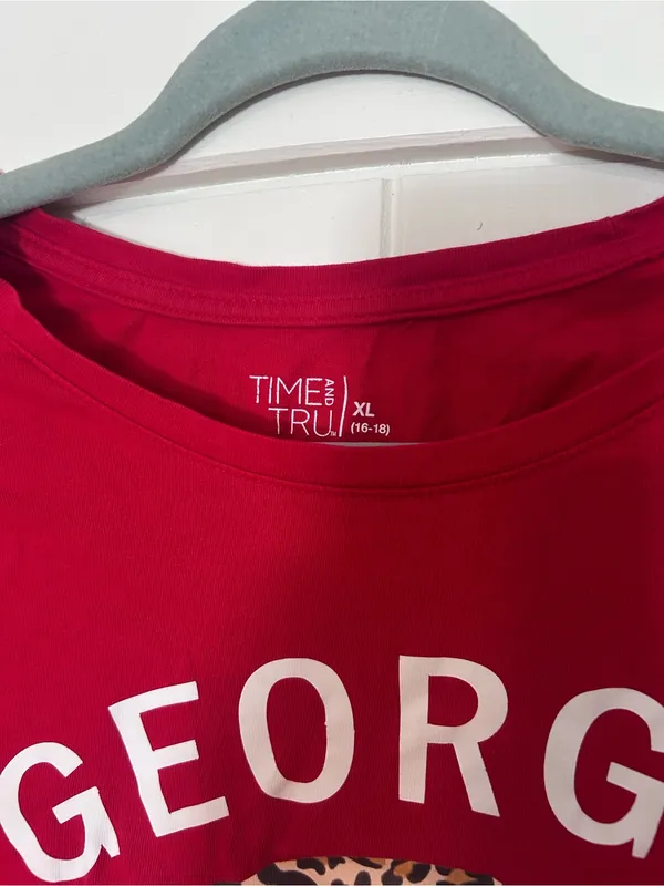 Georgia Bulldogs Women Long Sleeve Tshirt XL - Time and Tru - Image 2