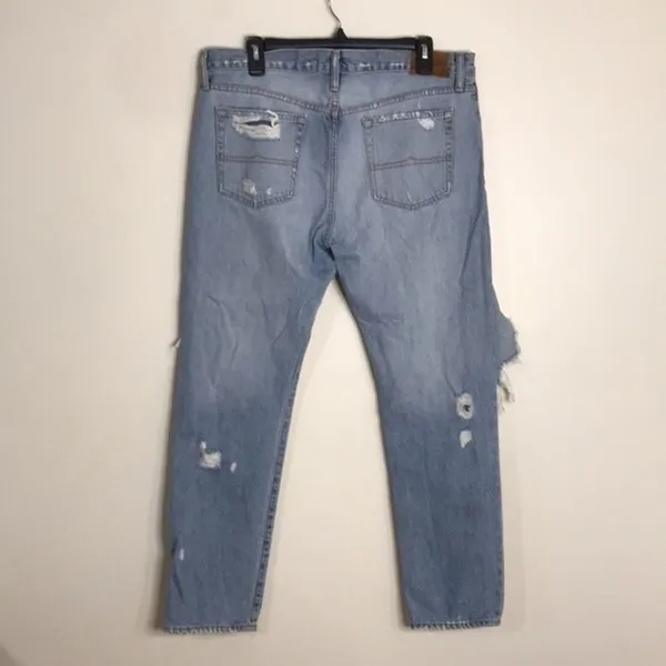 Denim & Supply Ralph Lauren light wash highly distressed boyfriend jeans size 30 - Image 2
