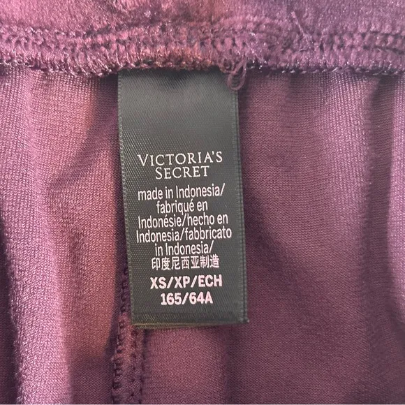 Victorias Secret Purple Velour Tracksuit Size‎ XS - Image 14