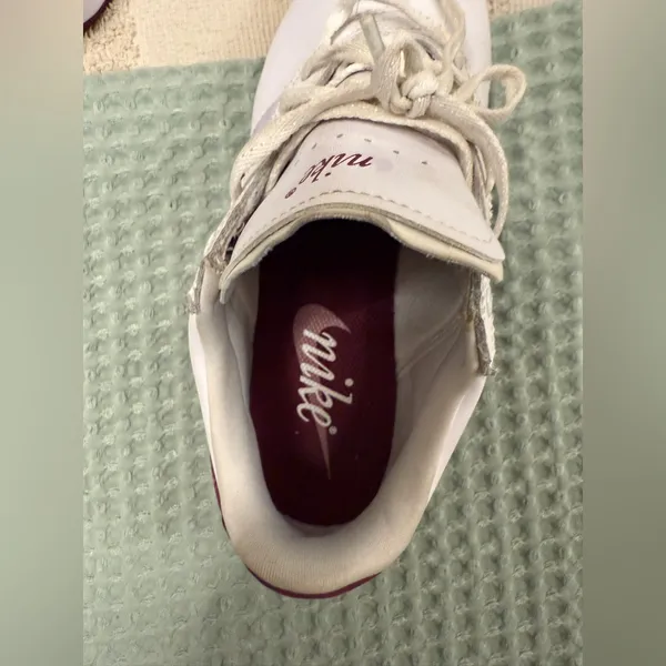 Nike Cortez G Spikeless Golf Shoes in White‎ Villian Red size 7.5 - Image 6