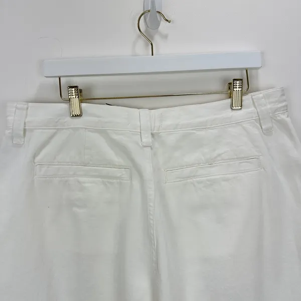 Madewell The Harlow Wide Leg Jean Airy Denim Baggy White High Waist US 31 NWT - Image 11