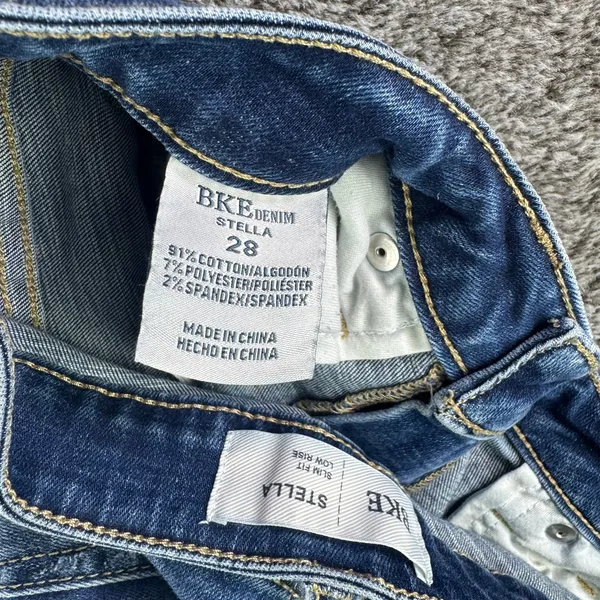 BKE Jeans Stella Slim Fit Low Rise Women's 28 - Image 9