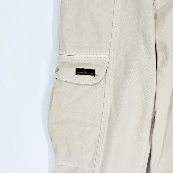 Urban Outfitters BDG Wide Leg Cargo‎ Pants Women's Size 28 Yellow Streetwear - Image 5