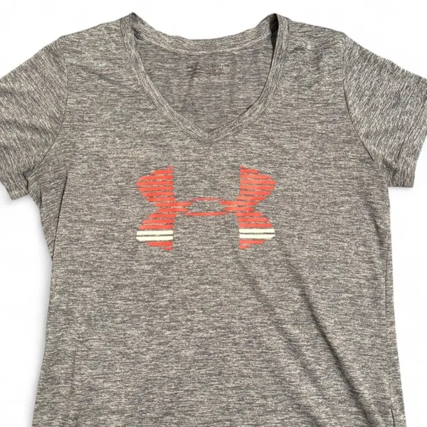 Under Armour Womens Jockey Athletic DriFit Gear Short Sleeve Fit Orange Size Large - Image 2