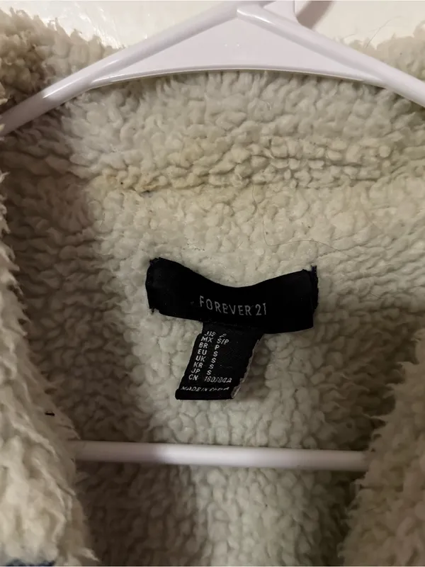 Forever 21 Blue Sherpa - Image 3