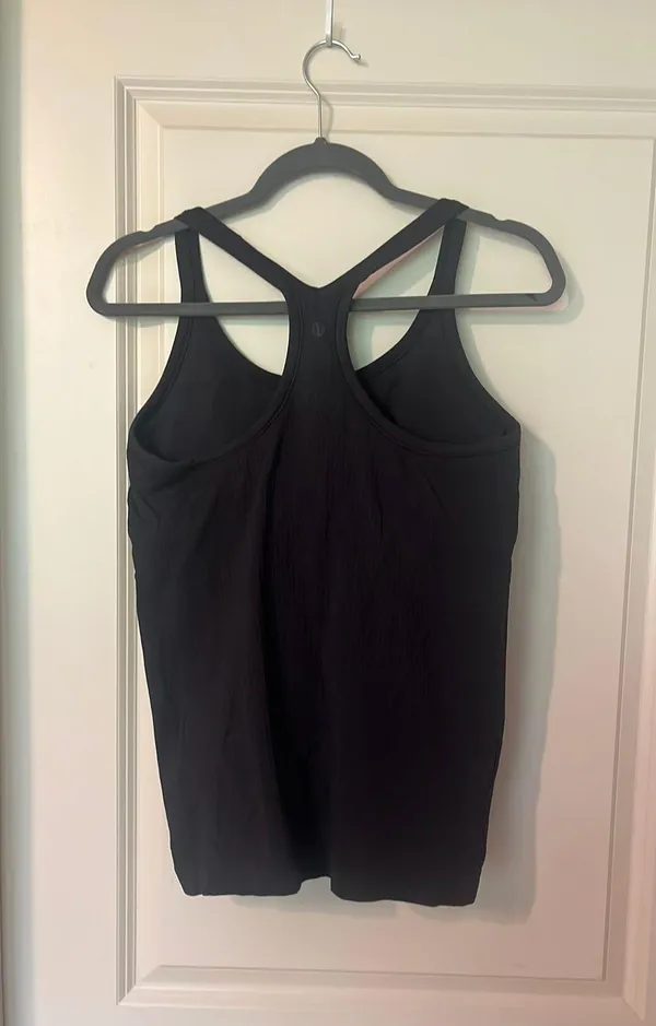 Black Lululemon Ebb To Street Tank - Image 2