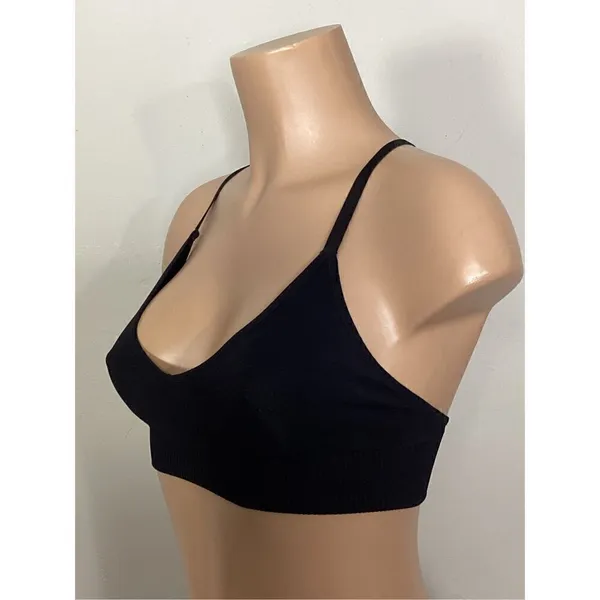 New. Spiritual Gangster V-neck black bralette. XS/S. Retails $68 - Image 4