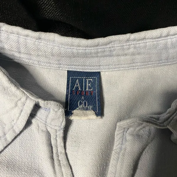 AE & Co. Light Blue Button-Up Shirt size XXL - Image 2