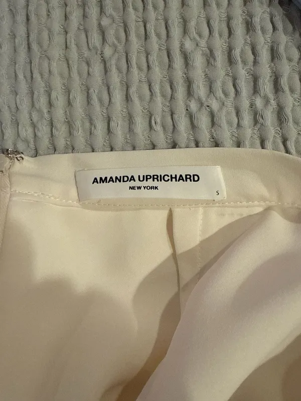 Amanda Uprichard Dixon Pleated Skort in Ivory, Size S - Image 5