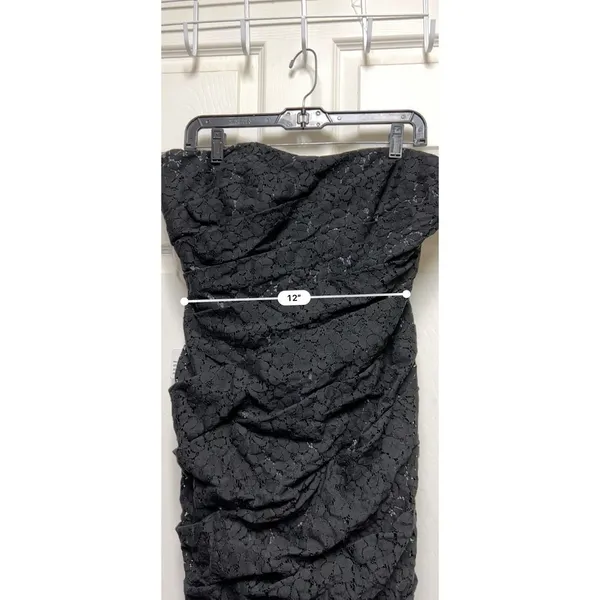 DAX) NWT $165 Lace Strapless Ruched Party Cocktail Dress Size 12 Jasmine women L - Image 9
