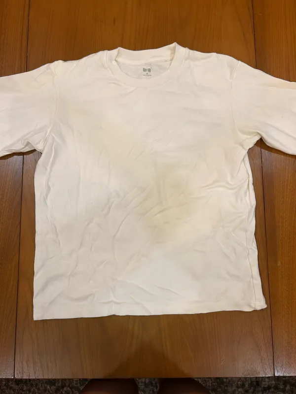 White Uniqlo Long Sleeve Shirt - Image 4