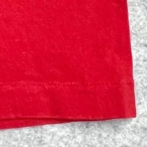 Vintage Lee Total Cotton T-Shirt Red Made in‎ USA Single Stitch Crewneck Medium - Image 3