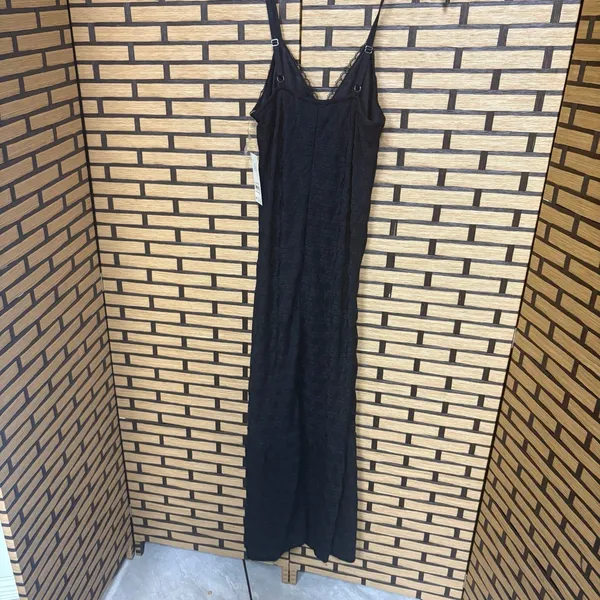 No Boundaries Black Lace‎ Maxi Dress Size XS - Image 2