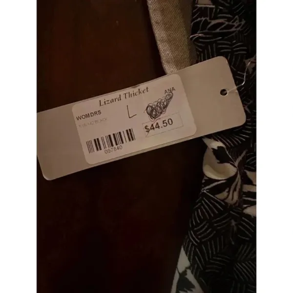 Lizard Thicket Black Floral Maxi Dress Large - Image 6