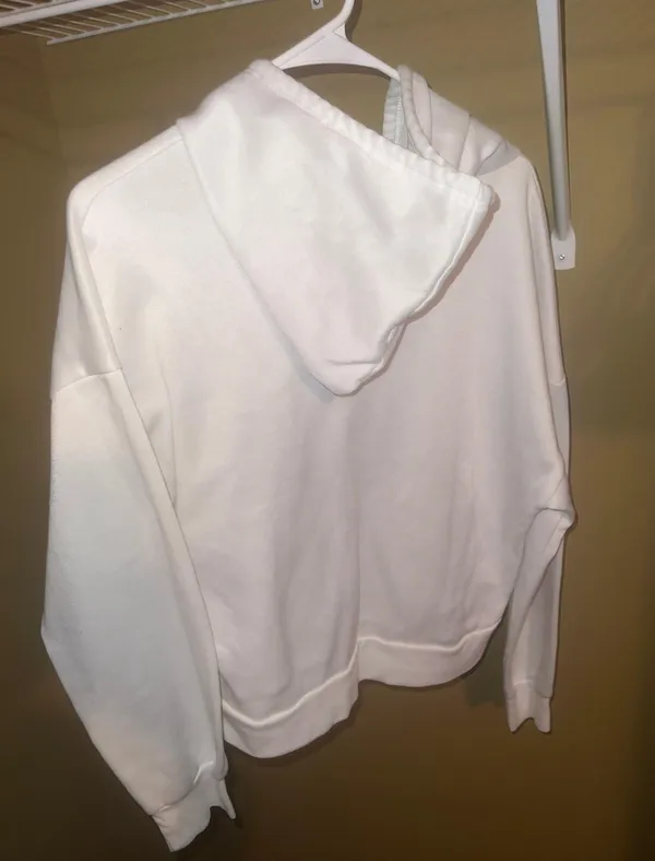 SheIn White Zip Up Jacket - Image 2