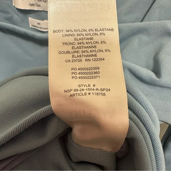 Aritzia Babaton Contour Square Neck Bodysuit Size Medium - Image 6