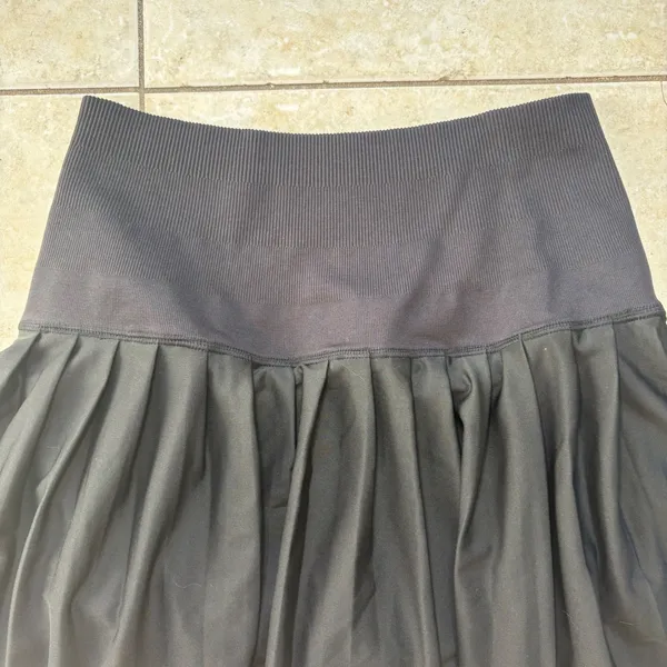 Attarco Black Pleated Tennis‎ Skort High Waisted Athletic Mini Skirt Size M - Image 2