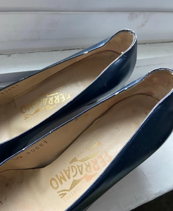 Ferragamo VNTG  Kitten Heels - Image 3