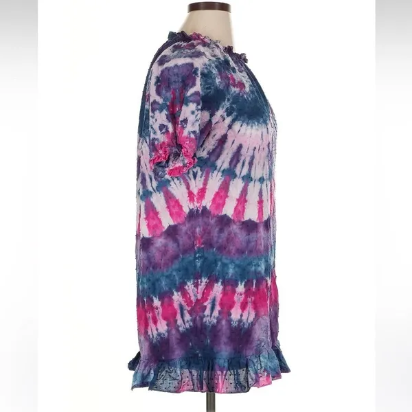 Hill House Size XL‎ Short sleeve dress/tunic tie dye - Image 5