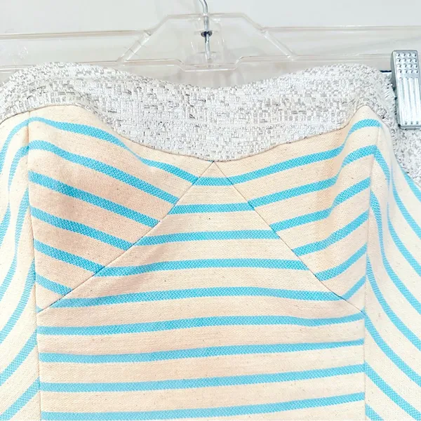 Lilly Pulitzer Remi Dress Bayview Stripe Metallic Dress Women's 0 Blue Horizon‎ - Image 7
