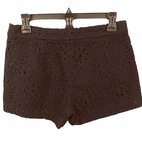 J.Crew floral cut out Navy Blue Shorts 0 - Image 3