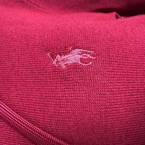 Polo Golf Ralph Lauren Women’s Cashmere Full Zip Sweater Burgundy Size L - Image 4