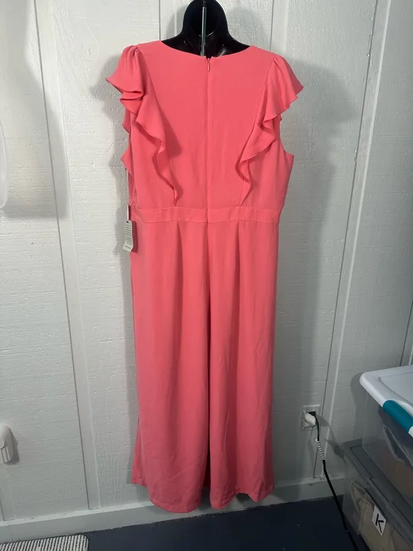 Rachel Parcell Coral Sleeveless Pantsuit Size XXL NWT - Image 7