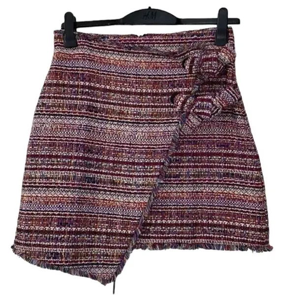 Halogen Tweed Multi-Colored Mini Skirt(Size 2 Petite) - Image 2