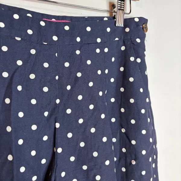 Joules Alexi Print Culottes Navy Spot - Image 3
