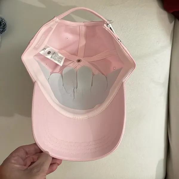 NWT Lululemon Unisex Classic Ball Cap Wordmark Strawberry Milkshake Sakura Pink - Image 7