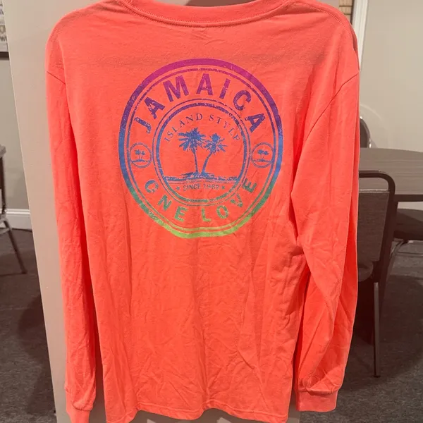 Coral Long Sleeve Pink Pineapple Tee Size Large - Image 6