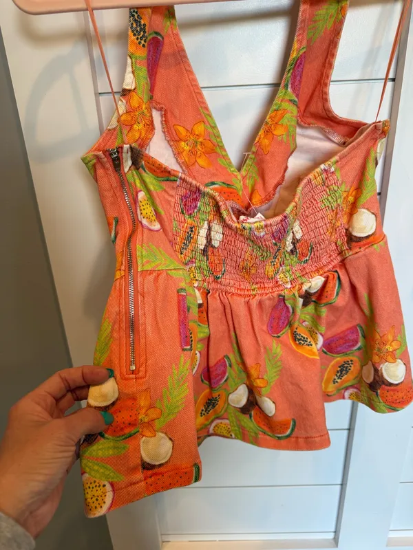 2 piece shirt set Orange Size M - Image 4
