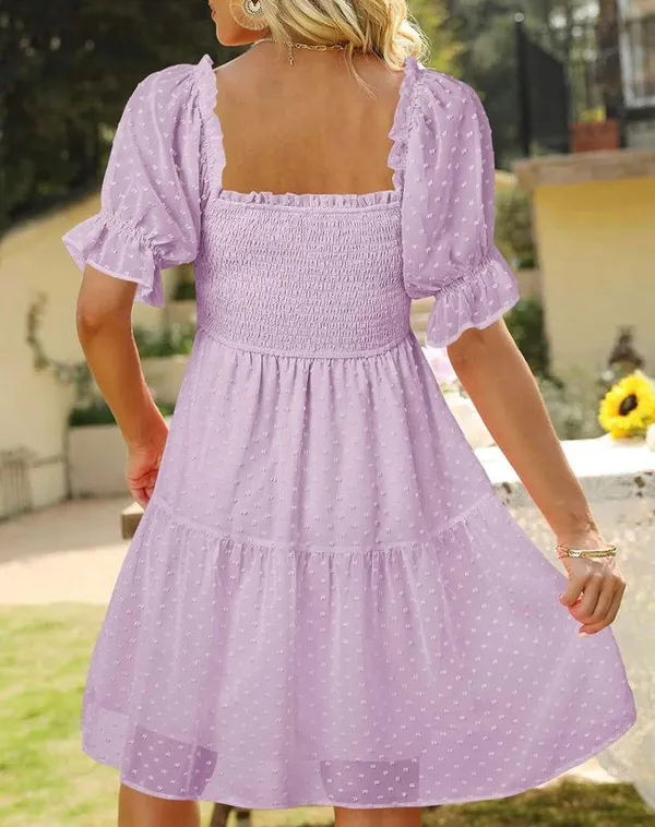Amazon Purple Babydoll Dress - Image 5