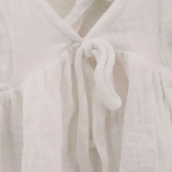 Mi Ami Francescas Gauzy Crop Top‎ Womens Size XS Milkmaid Beachy Euro Summer - Image 5
