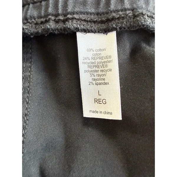 Maurice's Womens Black Cargo Jogger Pants‎ Size L Regular Utility Drawstring Stretch - Image 4