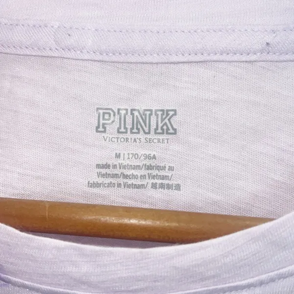 PINK Victorias Secret cotton purple mini logo short sleeve t-shirt new - Image 9