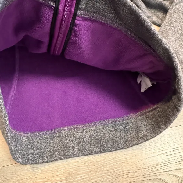 Ski-Doo Snowmobile Grey Sweatshirt Small S Tech Fleece Jacket‎ Zipper Pockets - Image 5