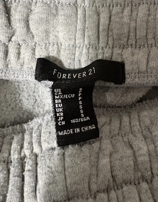 Forever 21 Grey Jogger Sweatpants  - Image 3