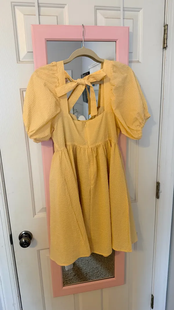 Mabel Puff Sleeve Mini Dress - Image 3