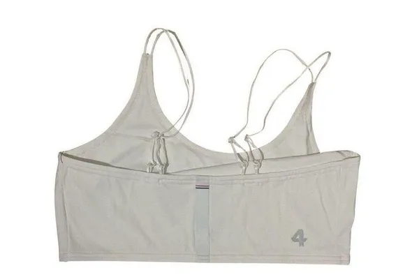 Women’s Poise Longline Fitness Activewear White Sports Bra Sz XL - Image 2