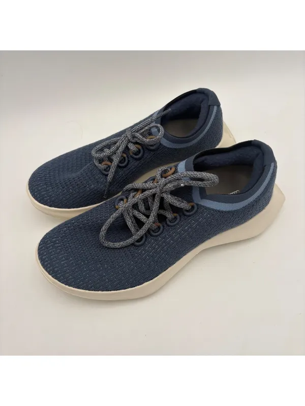 Allbirds $135 Womens Tree Dasher 2 8.5 Running Sneakers Navy Blue Outdoor Casual - Image 8
