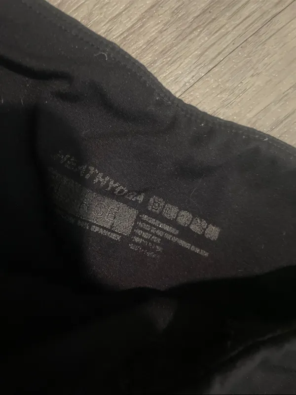 Black High-Waist Active Leggings - Image 2