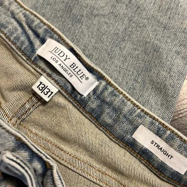 Judy blue straight cut‎ jeans size 13/31 - Image 3