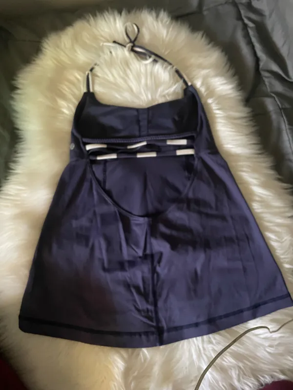Lululemon Women’s Tank Halter Backless Purple Swim Suit - Image 9