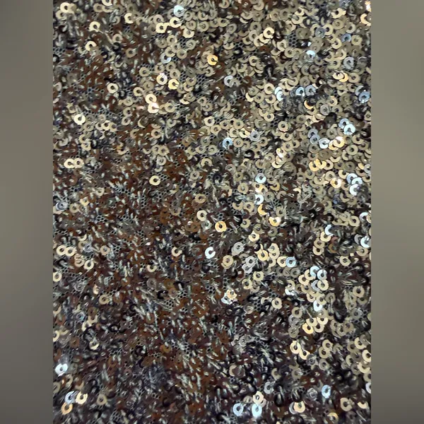 Zara sequin  silver cowl back mini party dress - Image 5
