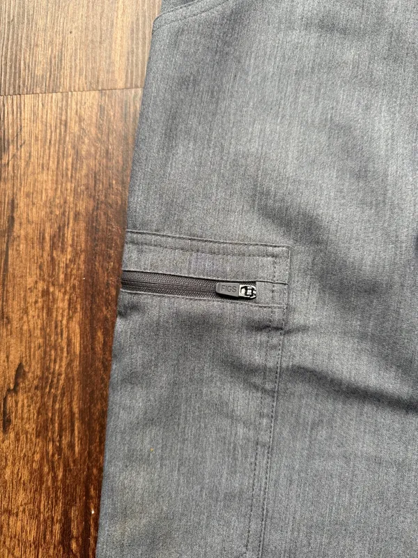 NWT FIGS Women’s Graphite Gray Yola Skinny Scrub Pants - Size XXS Petite - Image 8
