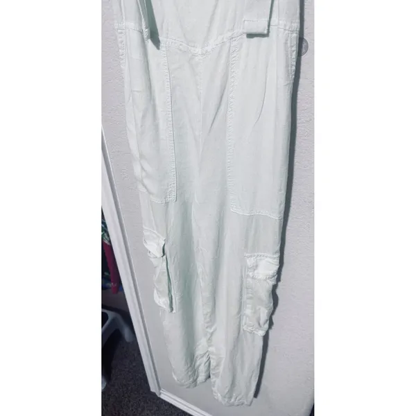 BDG Urban Outfitters Cargo Overalls Mint Green Utility Jumpsuit XS soft girl - Image 4